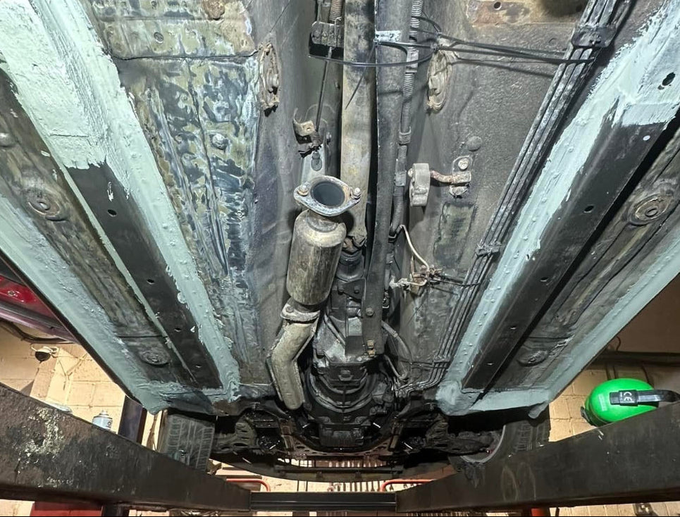 Automotive garage workshop detail